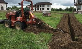 Копка траншей для водопровода в Можге: цена за метр от 946 руб.