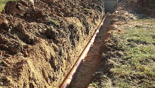 Копка траншей для водопровода в Можге: цена за метр от 946 руб.